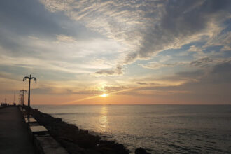 Beypore Beach Evening View